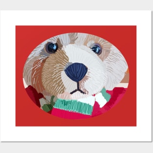 Teddy Bear Close Up Portrait Posters and Art